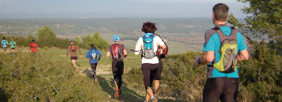 Un point de vue sur le parcours de l'Hivernatrail