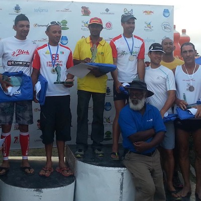 Podium hommes Trail du Perroquet 2013