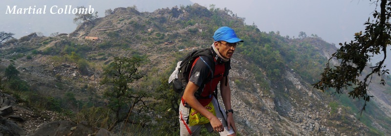 Martial Collomb au trail des 3 vallées 2013