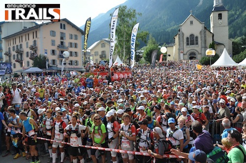 Le départ de l'UTMB