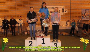 LA MONTEE DES JONQUILLES 2015 - podium femmes