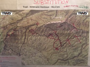 Parcours Trail du Ventoux 2015