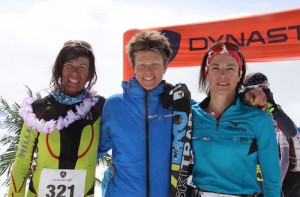 Podium femmes Dynastar X3 Courchevel 2015