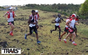 Trail de Rodrigues 2015 - Ryan Sandes et Laurid Flore