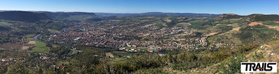 Les Templiers 2016 - vue sur Millau