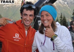 Kilian Jornet et Emelie Forsberg