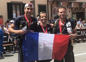 Mondiaux de Trail, Cedric Fleureton, Ludo Pommeret et Benoit Cori.