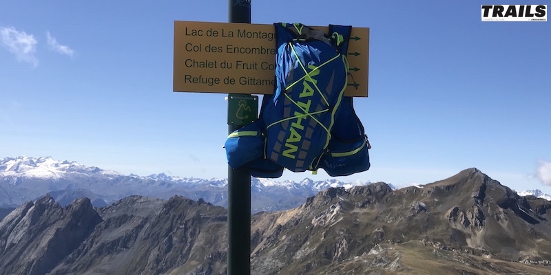 Test en montagne sac à dos Nathan 2017