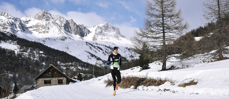 trail blanc de la Clarée