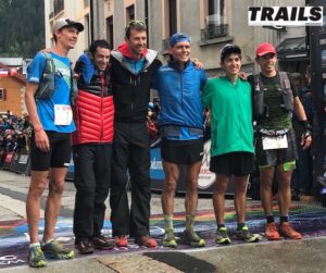 podium hommes UTMB 2018