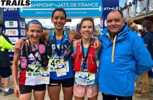 Championnats de France de Trail court 2018 - podium scratch dames