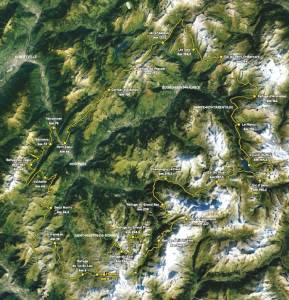 Parcours tour de la Tarentaise