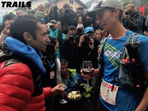 Jim Walmsley et Kilian Jornet