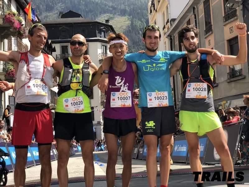 UTMB 2018 - CCC - podium hommes - Fred Bousseau