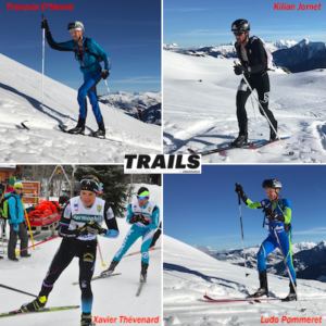 4 derniers vainqueurs de l'UTMB au départ de la Pierra menta hiver 2019