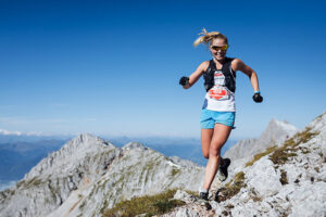 Sanna El Kott Helander sur la Merrell Hochkönigman Skyrace