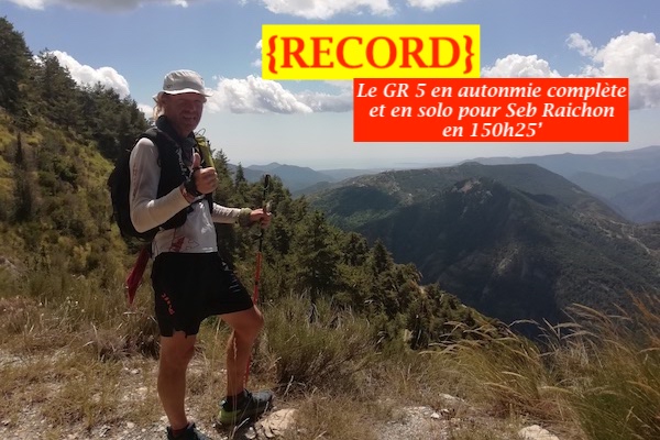 S. Raichon bat en solo et sans assistance le record du GR5 - Outdoor Edtions