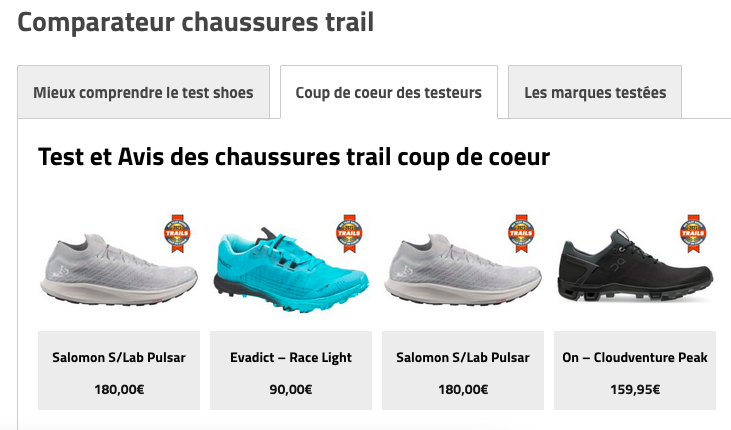 Test chaussure trail 2022