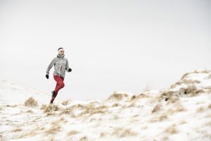 courir en hiver