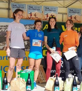 Podium femmes Trail du ventoux 2023