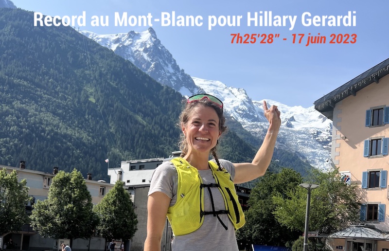 Record au Mont-Blanc pour Hillary Gerardi - Fred Bousseau